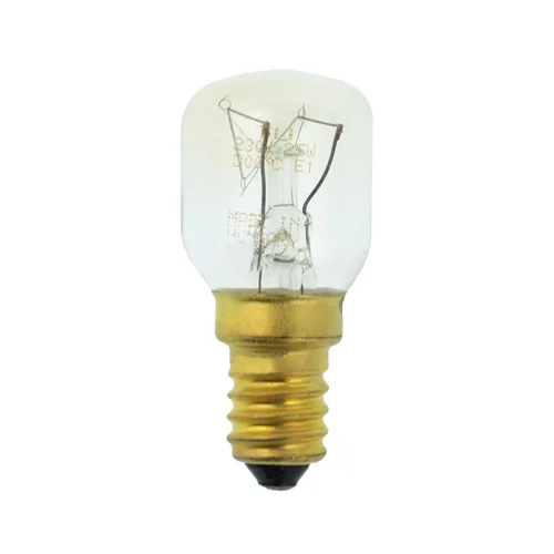 لامپ فر 220 ولت 25 وات تنگسرام مدل 300 درجه سانتیگراد کد 25W-T25-OVEN-300o-E14 پایه شمعی (E14)