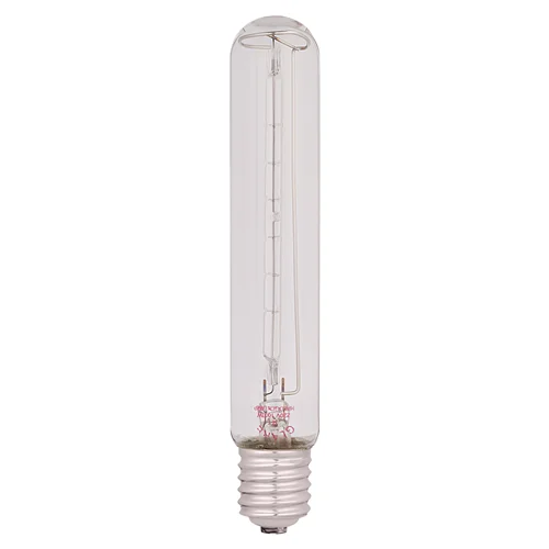 لامپ خیاری هالوژن رشته ای مستقیم (آبادانی) 220 ولت 1000 وات مدل T45X265MM پایه بزرگ (E40)