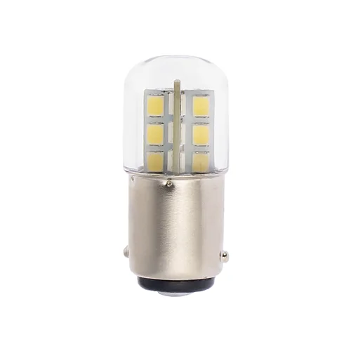 لامپ سیگنال ال ای دی (LED) 24/30 ولت 2.5 وات کد T16X35MM پایه خاری دو کنتاکت (BA15D)