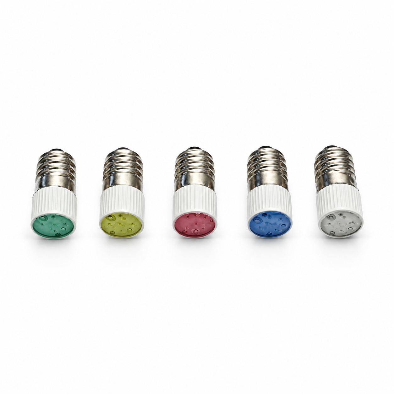 لامپ سیگنال ال ای دی (LED) 220/260 ولت AC/DC مدل چیپ ال ای دی (CHIP LED) پیچی کد T10X24MM پایه پیچی (E10) مناسب برای انواع چراغ های سیگنال لامپ خور