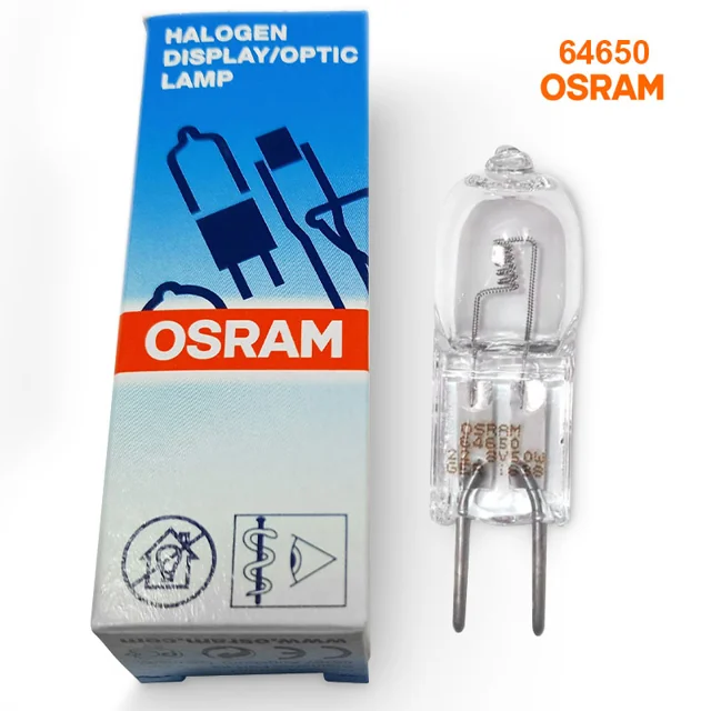 قیمت و خرید لامپ هالوژن سیالکتیک 22.8 ولت 50 وات OSRAM 64650 50W 22.8V G6.35 اسرام پایه G6.35