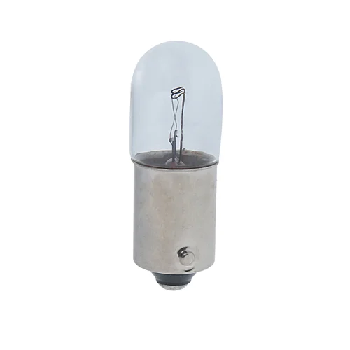 لامپ سیگنال رشته ای 24/30 ولت 50 میلی آمپر مدل استوانه ای (Tubular) کد T10X28MM پایه خاری (BA9S)