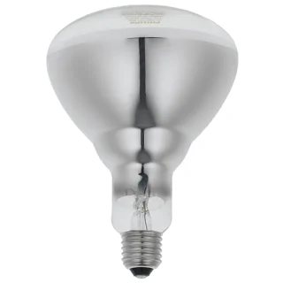 قیمت و خرید لامپ مادون قرمز (InfraRed) 2۵۰ وات فیلیپس (PHILIPS) مدل شیشه ساده پایه معمولی (E27)