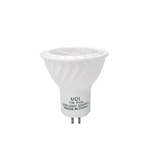 لامپ هالوژن رنگی 220 ولت 7 وات پایه سوزنی (GU5.3)