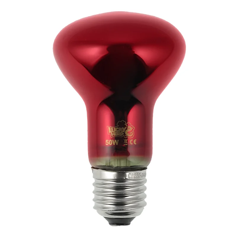 لامپ مادون قرمز 50 وات لاکی هرپ (LUCKY HERP) مدل Infrared Basking Lamp پایه معمولی (E27)