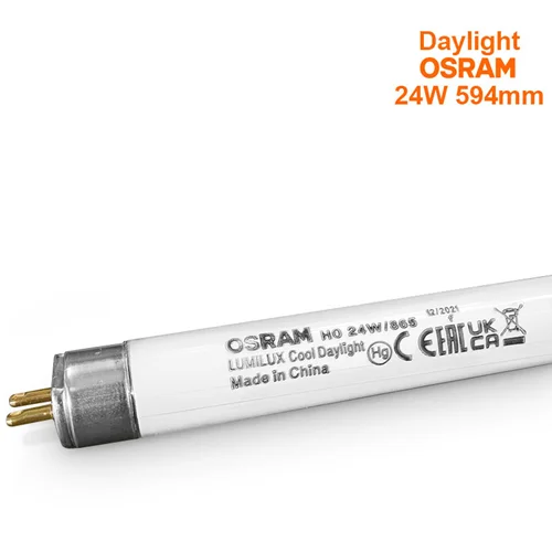 لامپ مهتابی 24 وات اسرام کد HO 24W مدل T5 پایه G5