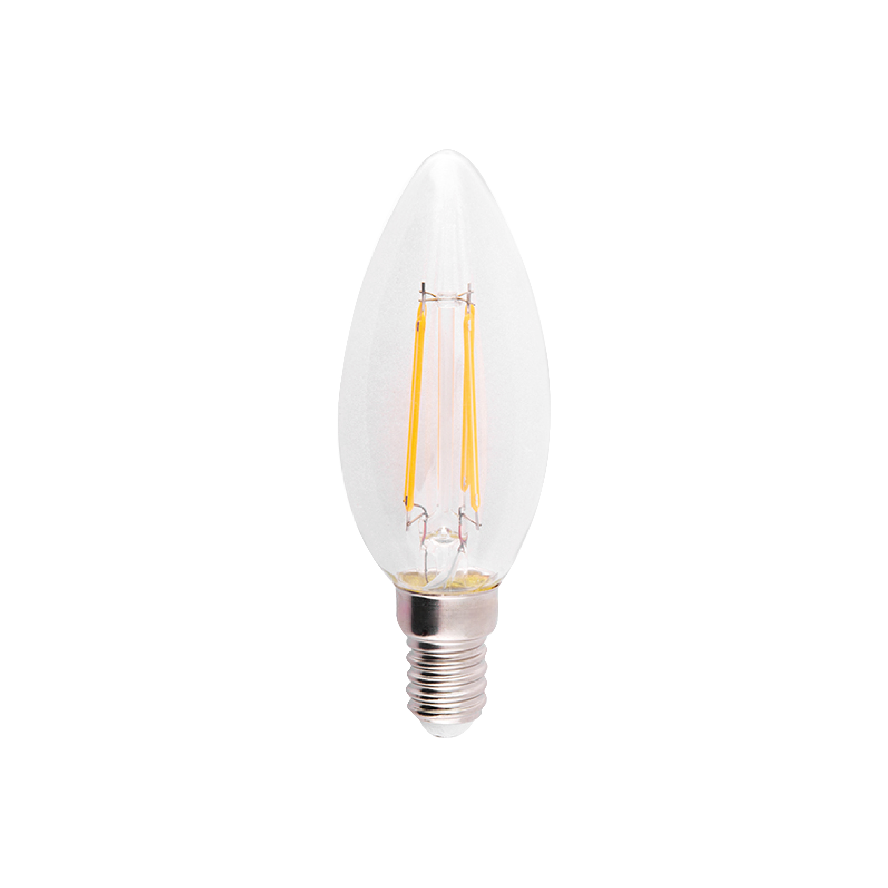 لامپ شمعی فیلامنتی ۴.۵ وات شعاع مدل SH-C35-4.5W پایه شمعی (E14)