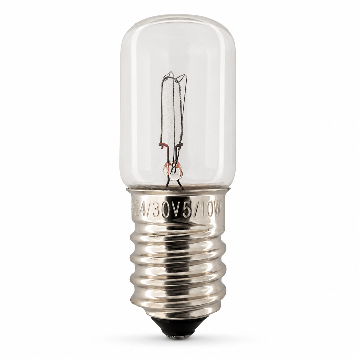 لامپ فلاشر جک پارکینگ 24 ولت 10 وات مدل T16X45 پایه شمعی (E14)