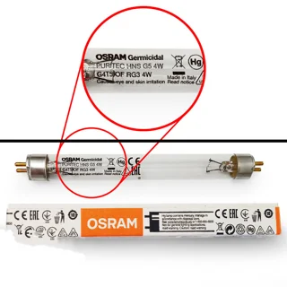 قیمت و خرید لامپ یووی سی 4 وات اسرام مدل OSRAM HNS 4W G5 پایه G5