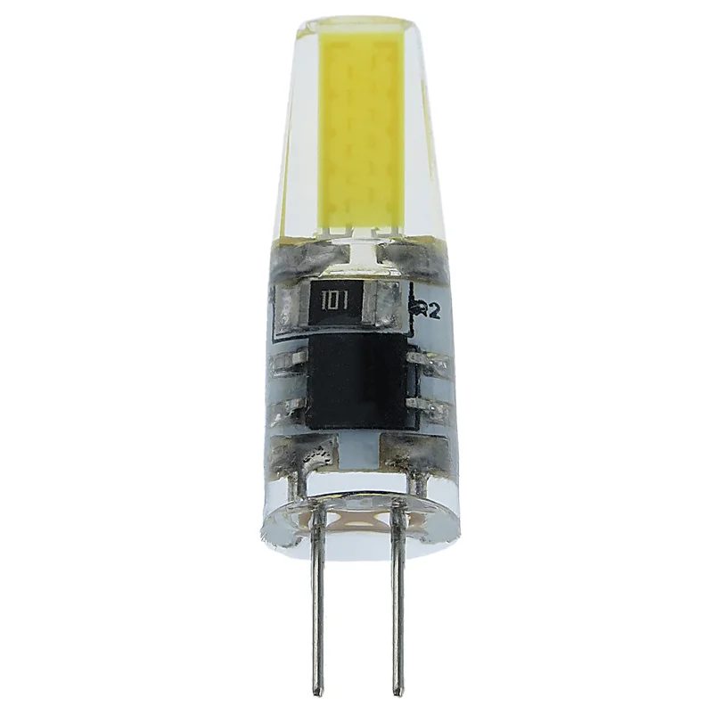 لامپ ژله ای ناخنی 220 ولت 2 وات نوربیست مدل COB پایه سوزنی (G4)
