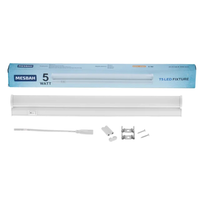 قیمت و خرید چراغ زیر کابینتی و چراغ تابلویی 5 وات 30 سانتیمتری مصباح مدل کلید دار کد SMD-LED-T5-30CM